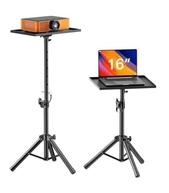 Tripod Stand for Projector, Laptop, Speaker, | height adjustable from 26 Inch - 42 Inch view 3