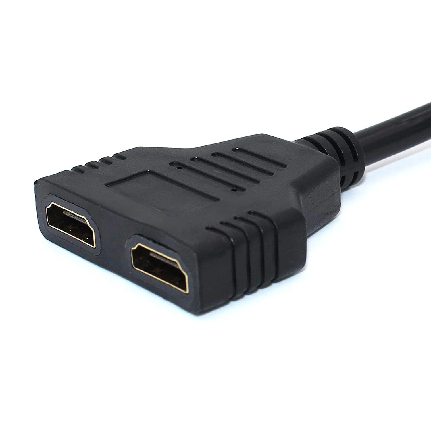 HDMI Splitter 1 in 2 Out Cable HDMI Male to Dual HDMI Female Adapter for Full HD 1080p Mirror Display on 2 Screens Compatible with LED, LCD, HDTV, Monitor, Projector view 3