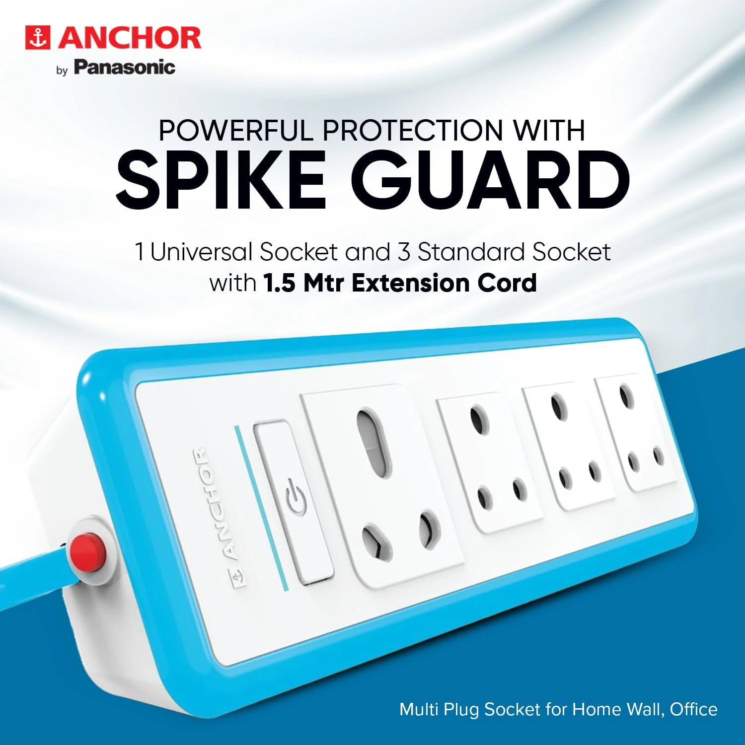 Anchor by Panasonic 16A 4 Socket Extension Board view 4