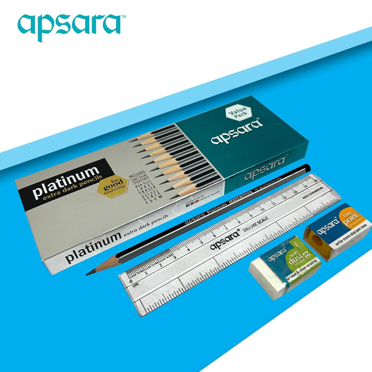  Apsara Platinum Pencil Value Pack (Pack Of 10) view 8