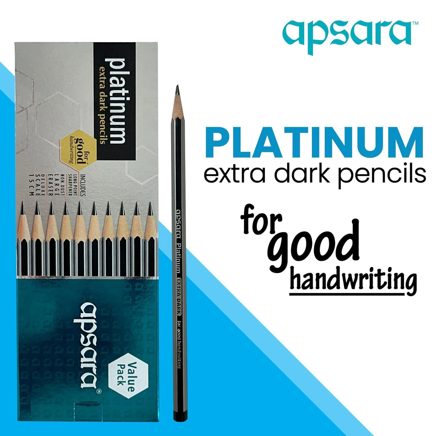  Apsara Platinum Pencil Value Pack (Pack Of 10) view 9