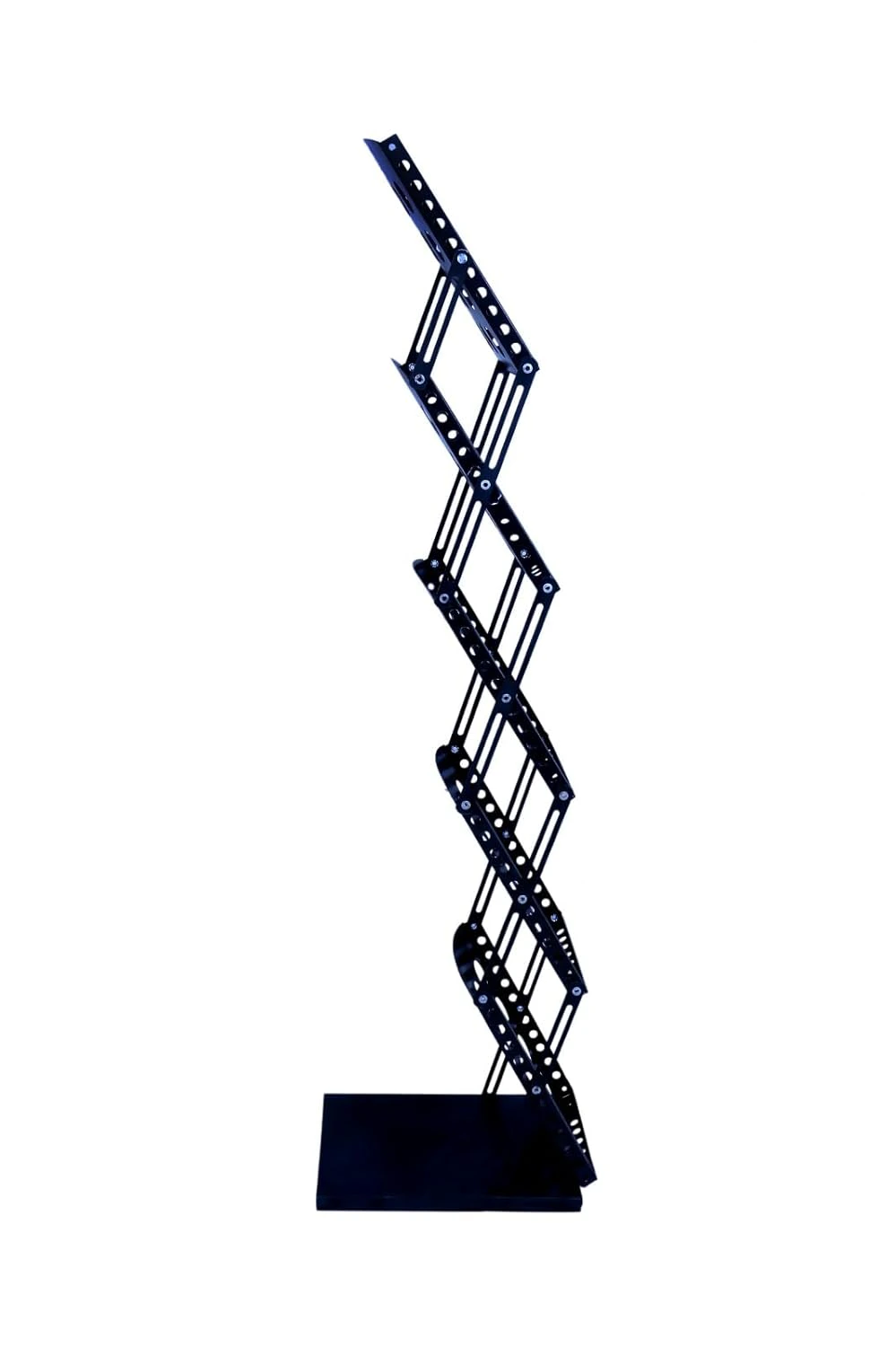 A4 iron Portable Freestanding Magazine Rack view 3