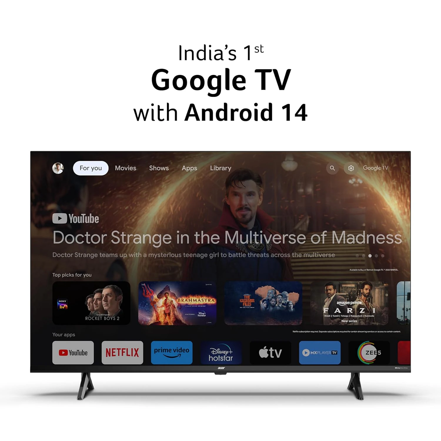 Acer 108 cm (43 inches) Ultra I Series 4K Ultra HD  view 3