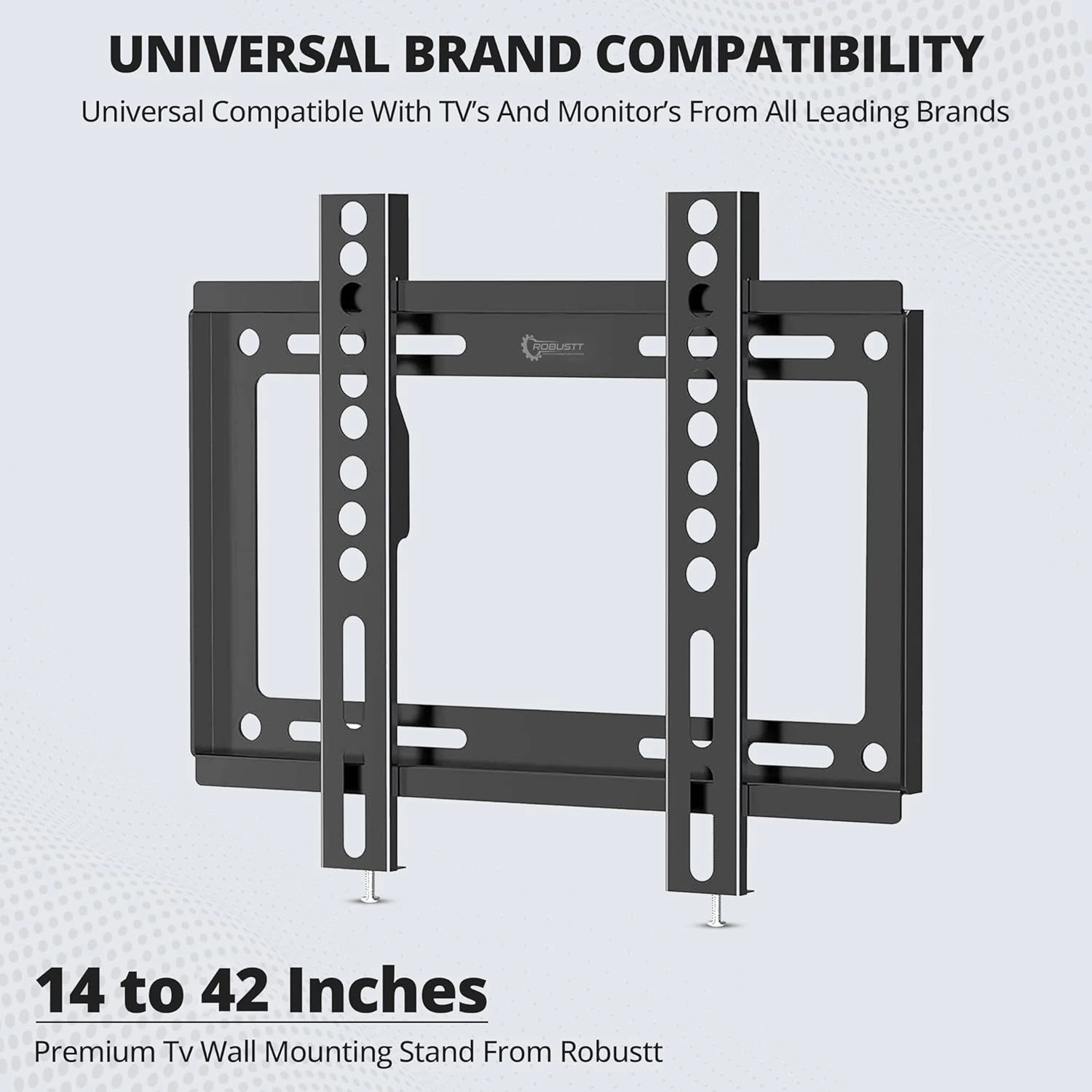 TV Wall Mount Bracket for 14-42 Inches LED/HD/Smart TVs | Pack of 1 view 3