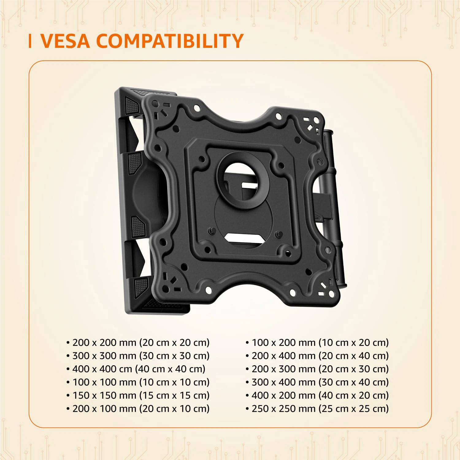  Wall Mount for 32 to 55 inch TV with 6-Way Swivel Tilt | view 2