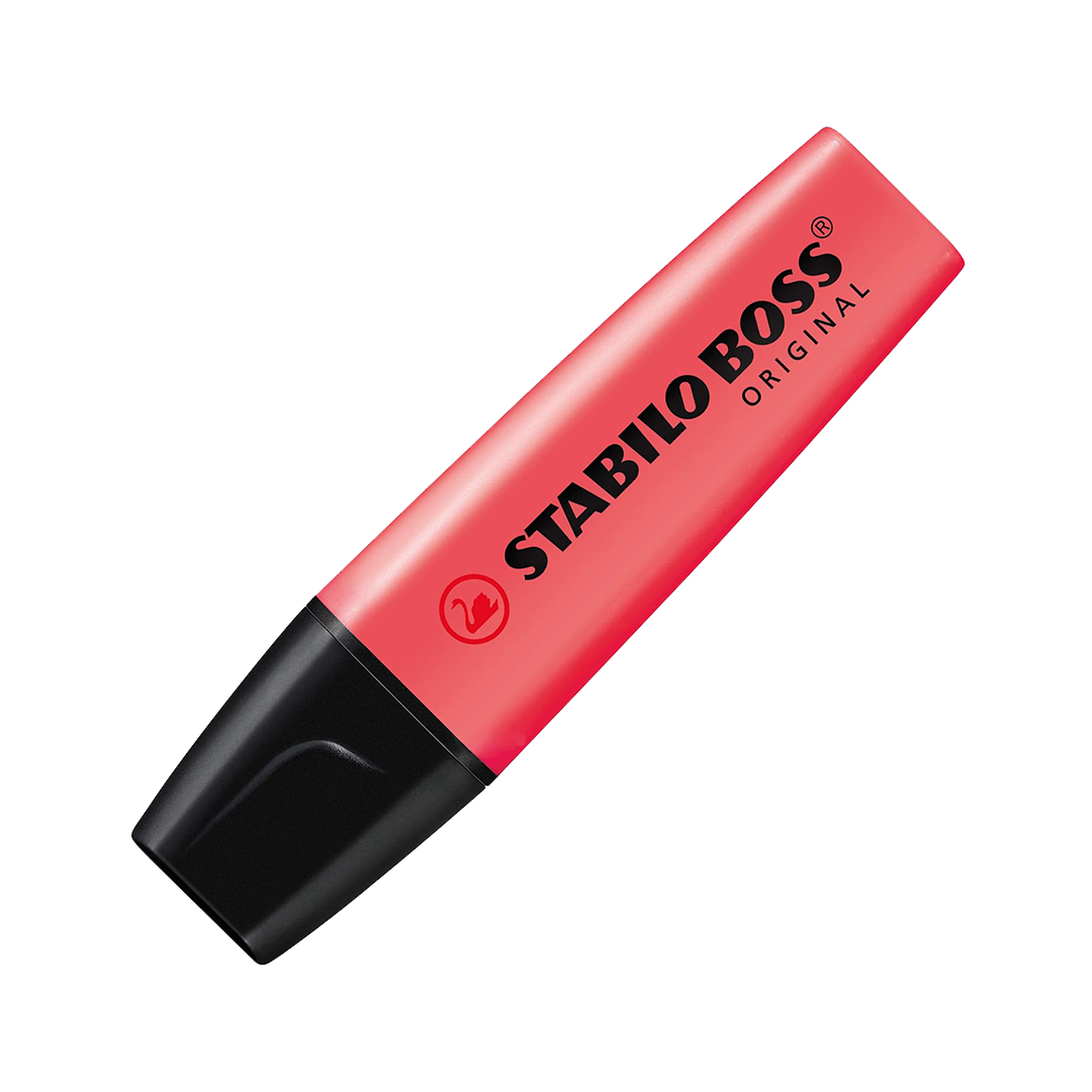 Stabilo Boss Original Highlighter Mild pinkish Red 