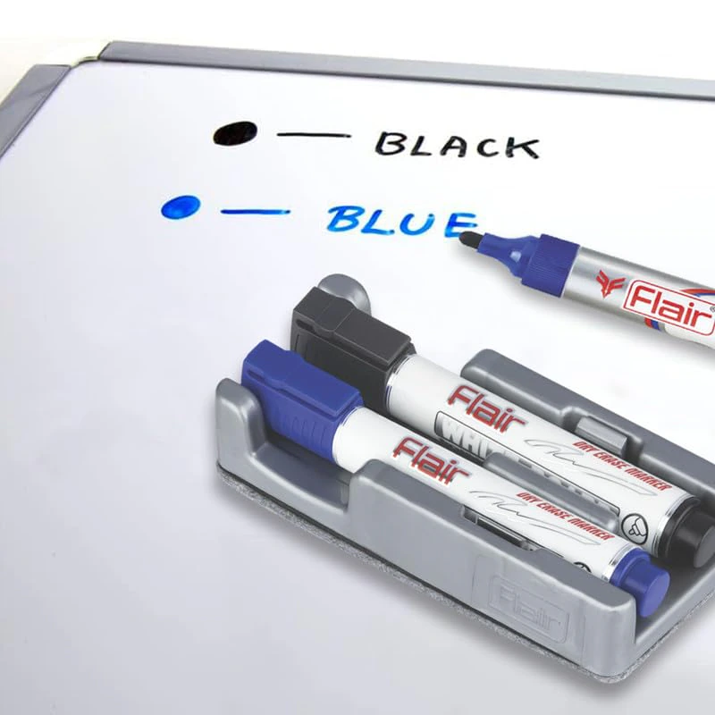 White Board Duster & Pen Set | Non-Toxic | Bold Tip For Distant View view 4