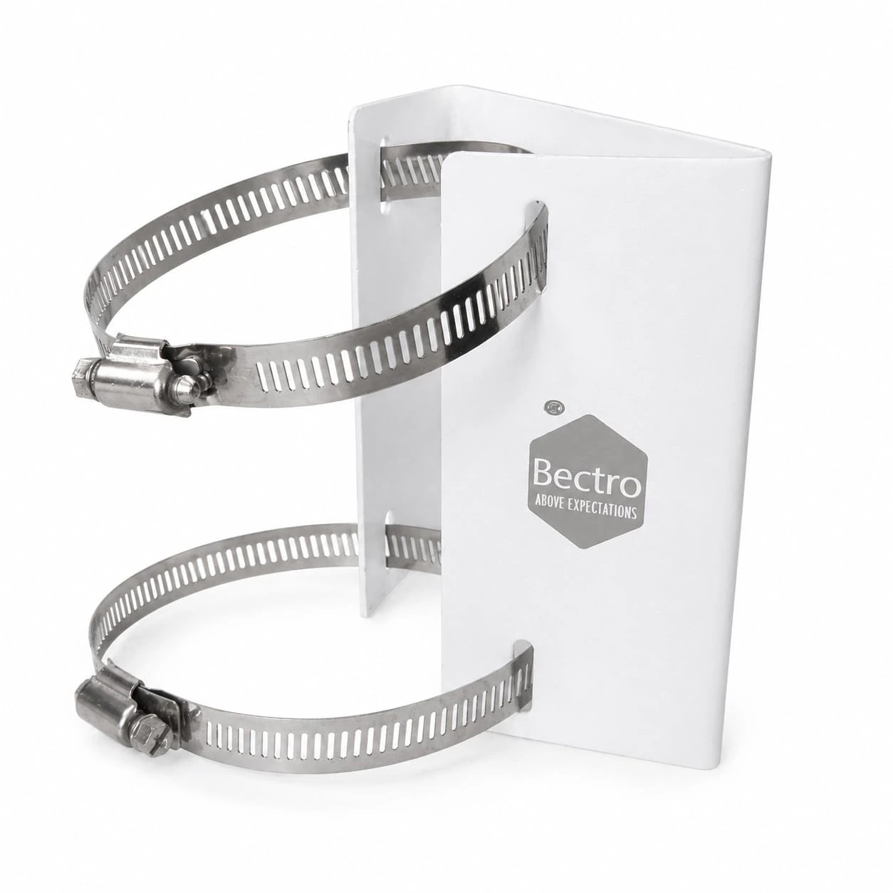 PVC Junction Box| Pole Mounting Stand with 2 x 100MM Stainless Steel Rings & 4" x 4"  view 3