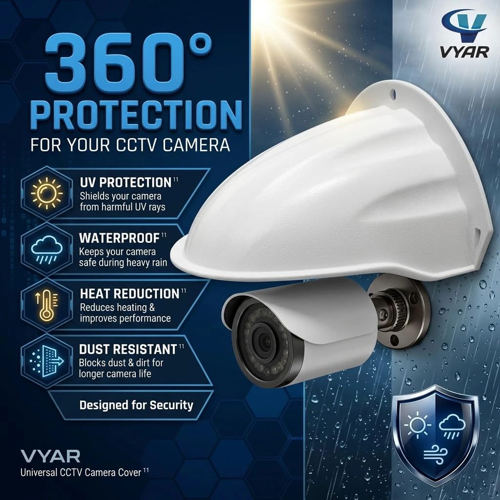 Universal Sun & Rain Shade Camera Cover Shield view 2