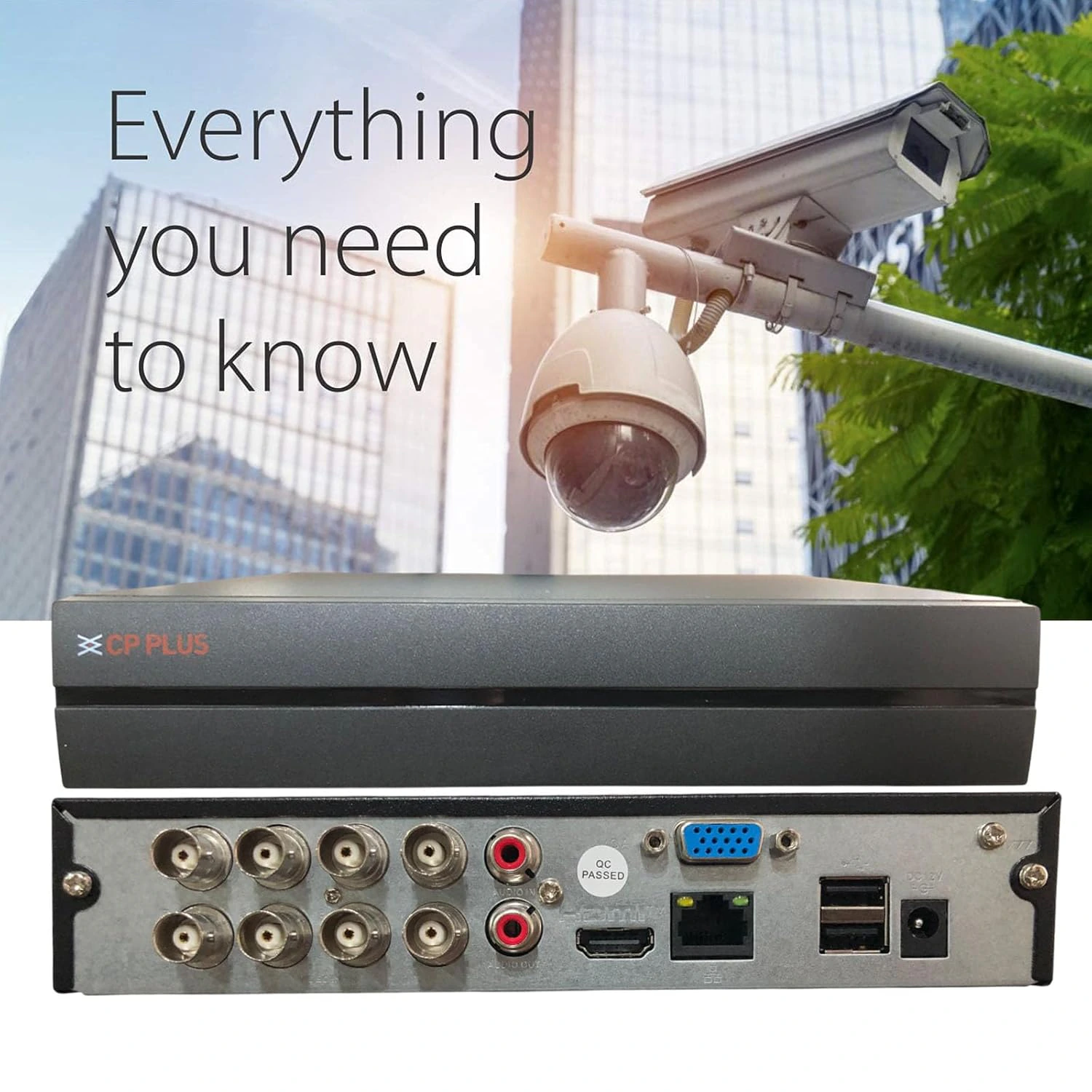 8-Channel Full HD DVR | H.265+ Compression | Supports Up to 2MP Cameras | Black view 5