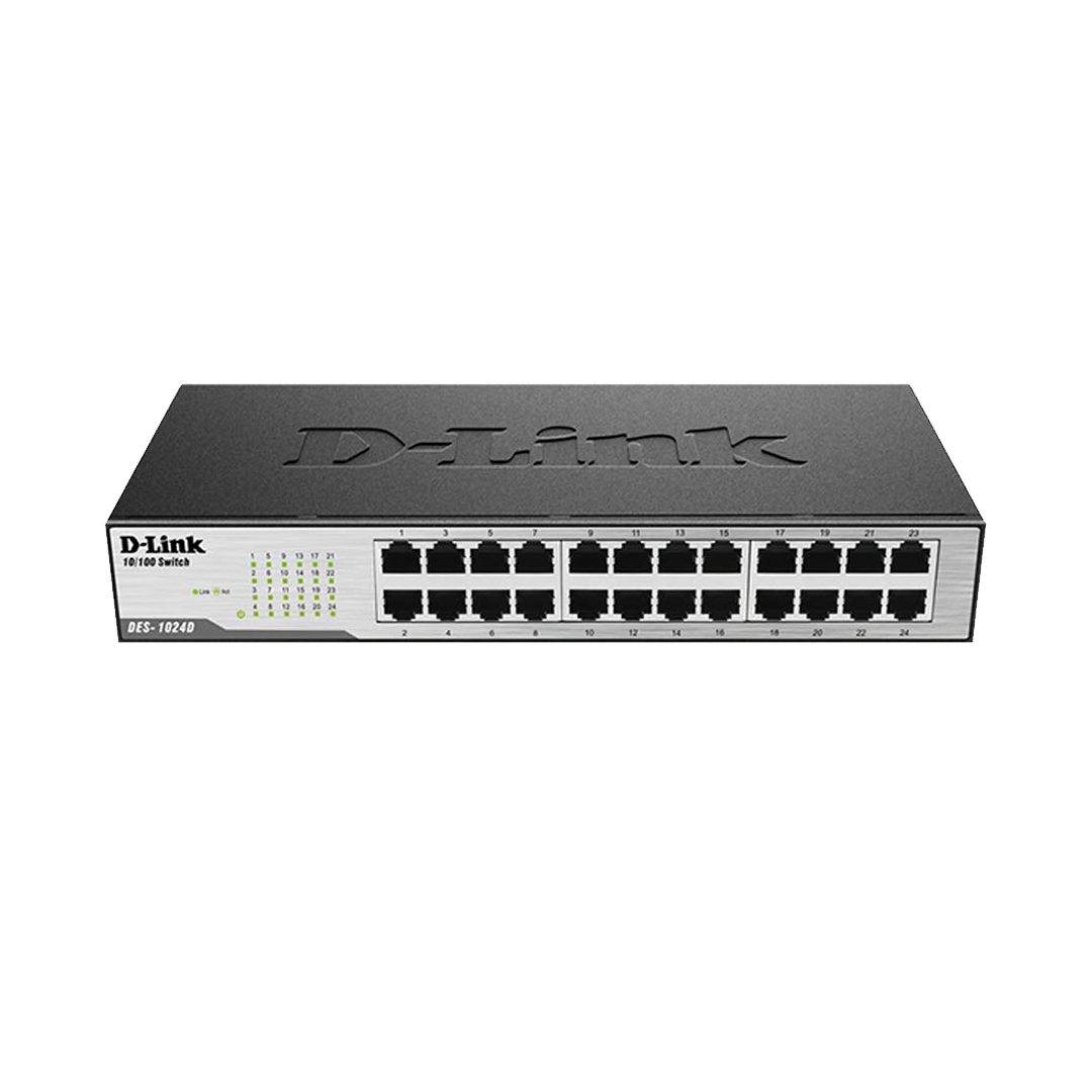 D-Link DES-1024D 24-Port Fast Ethernet Unmanaged Switch