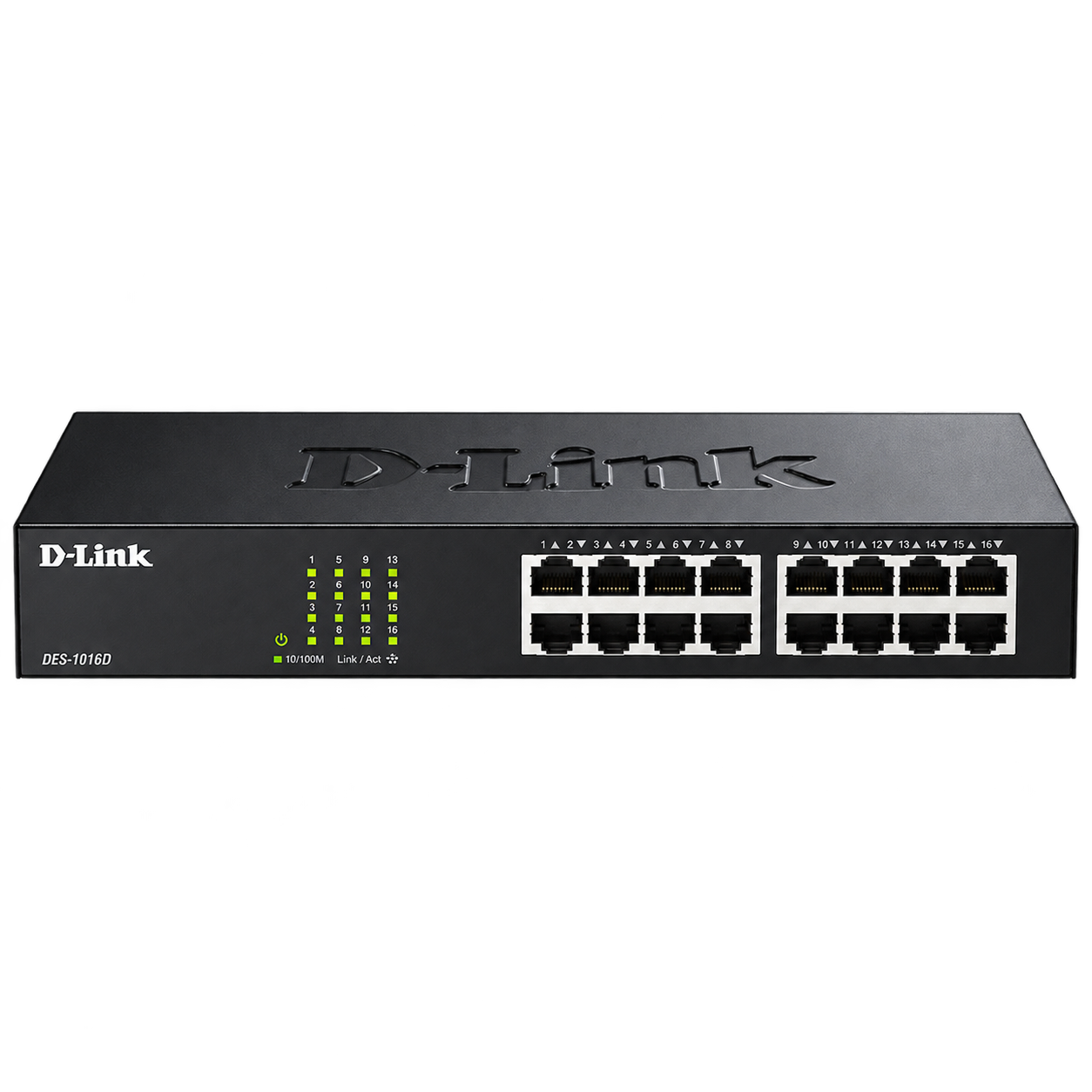 D-Link 16 Port Fast Ethernet Switch Unmanaged 10/100 Mbps