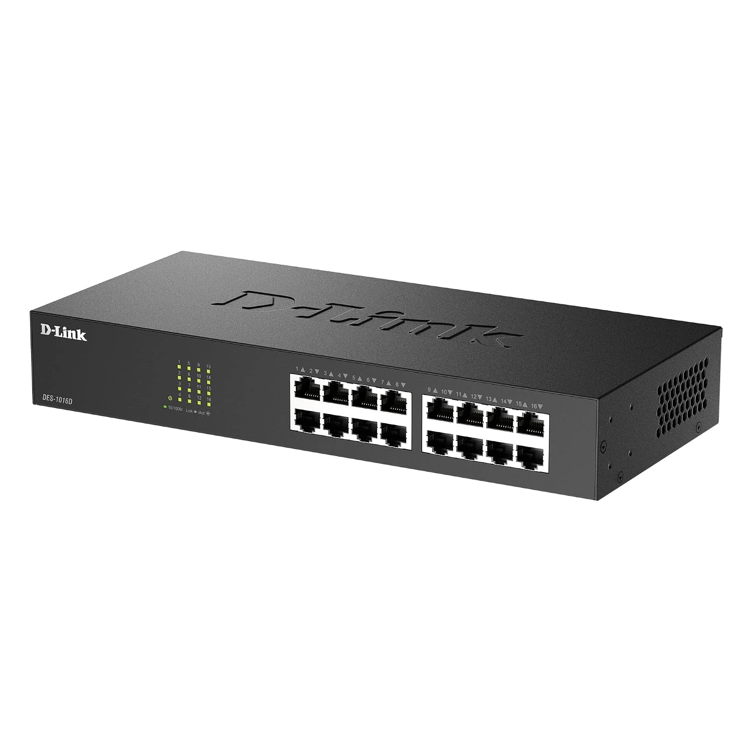 D-Link 16 Port Fast Ethernet Switch Unmanaged 10/100 Mbps view 8