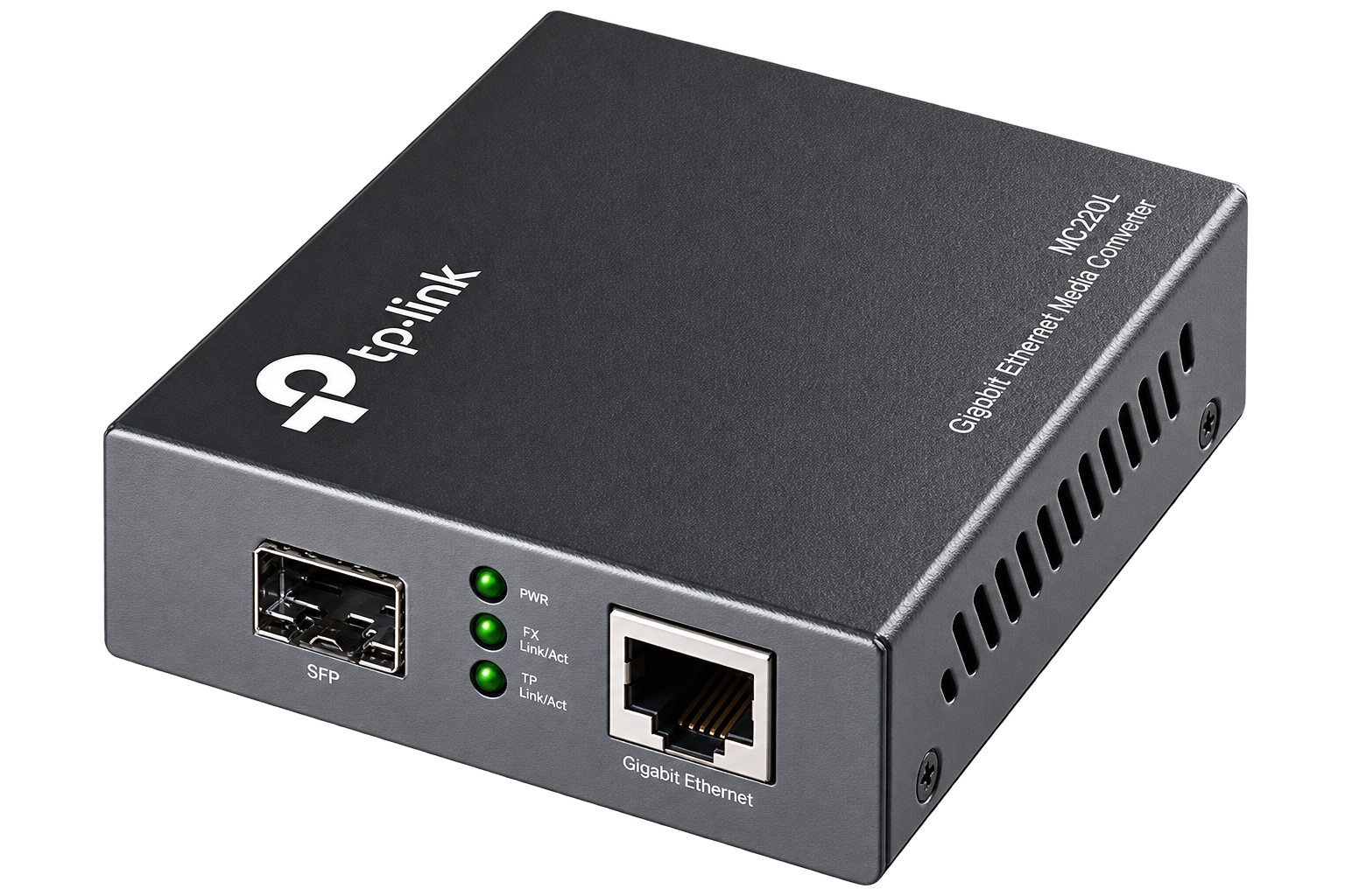TP-Link MC220L Gigabit SFP Media Converter | 1000 Mbps RJ45 Port |