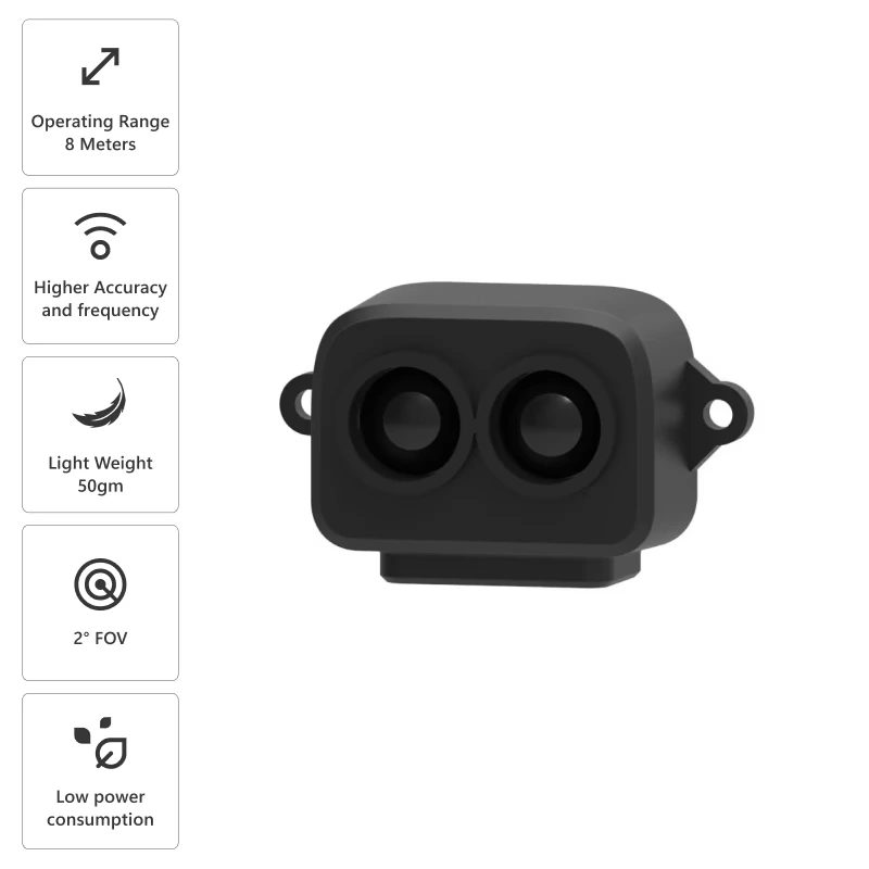 Benewake TF-LUNA Micro LiDAR Distance Sensor for IoT ITS (Range: 0.2m~8m) UART view 2