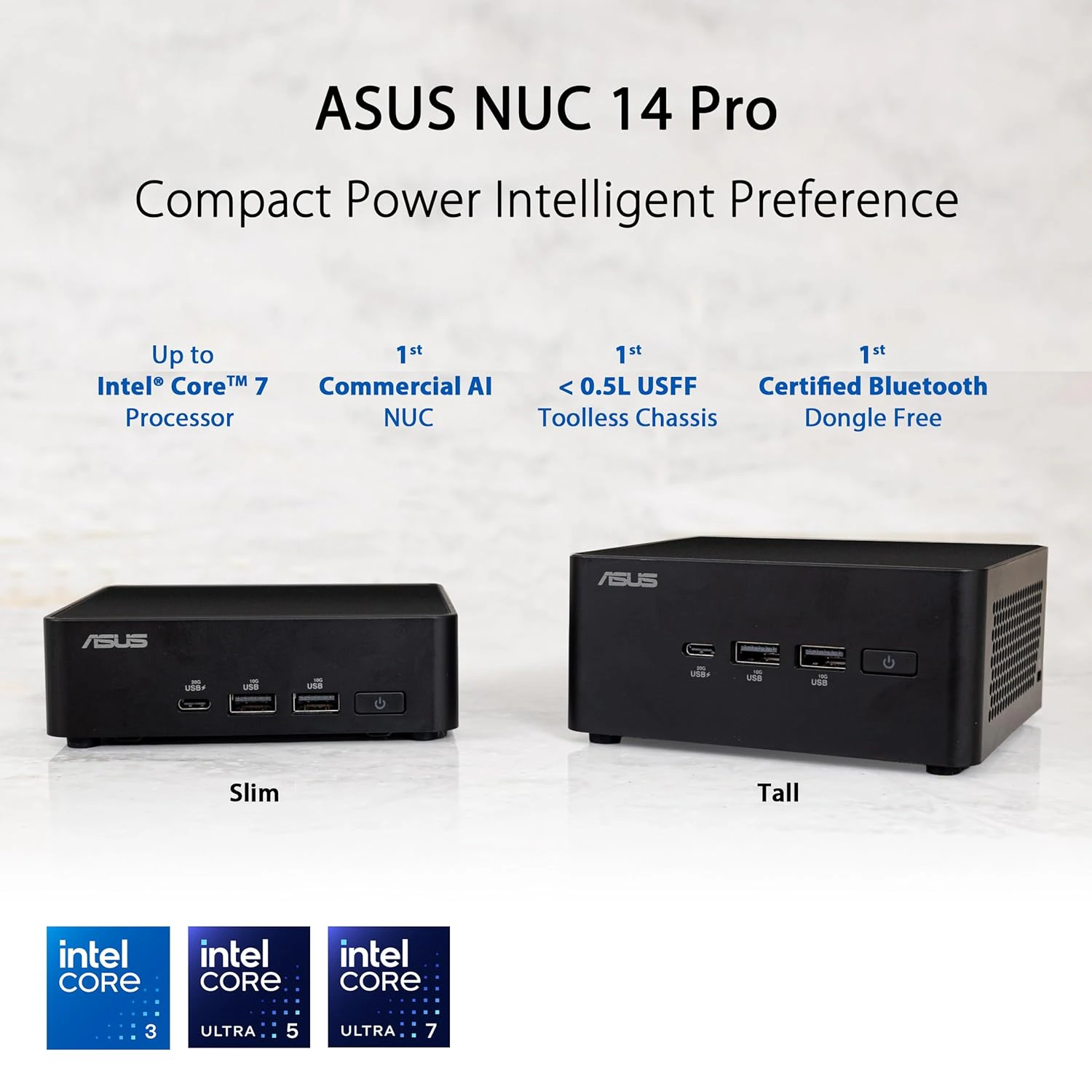 ASUS NUC 14 Pro AI-Enabled Mini PC for Commercial Use view 2