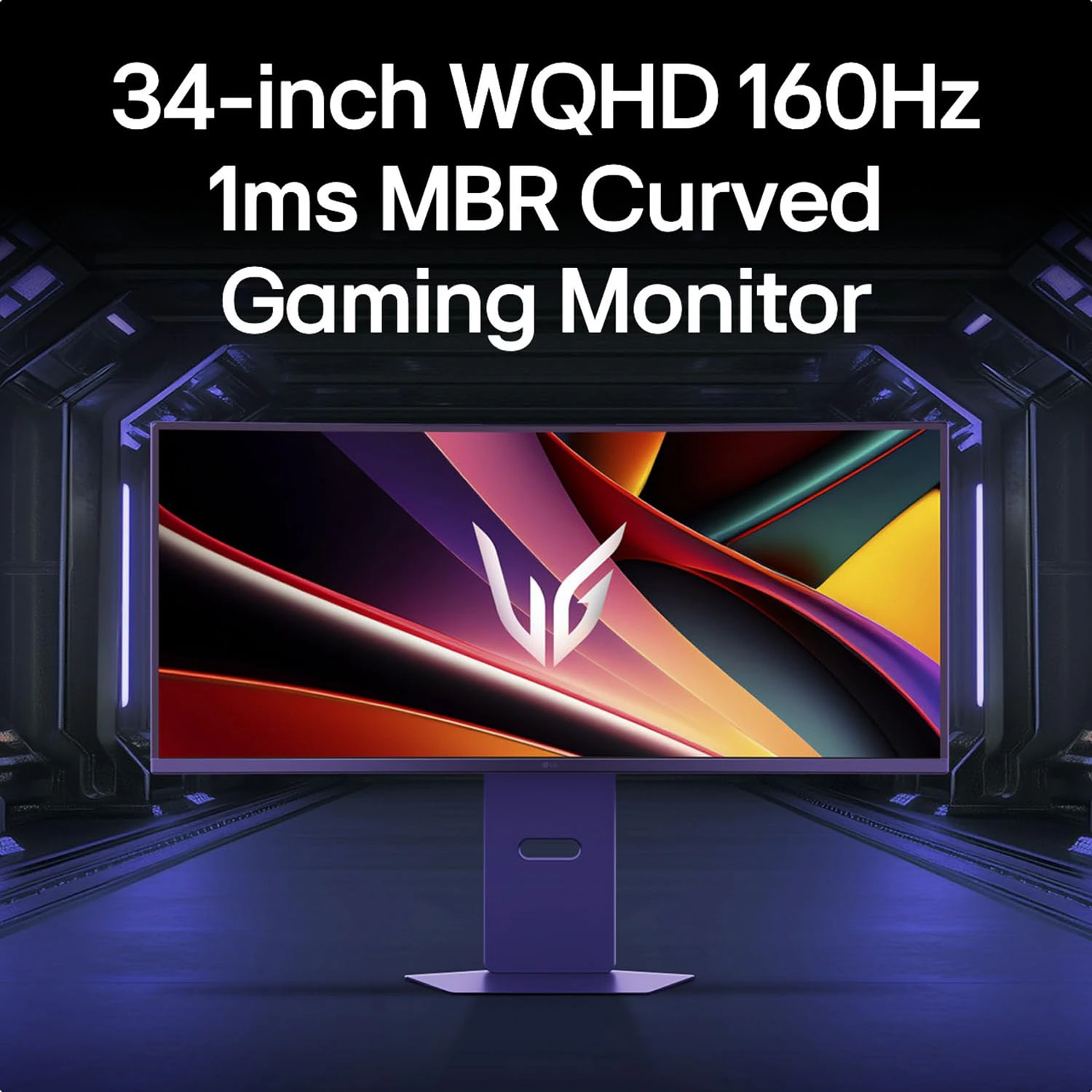 LG 34G600A Smartchoice 86.36cm(34 Inch) Ultragear Curved (1800R) WQHD (3440x1440) Gaming Monitor view 4