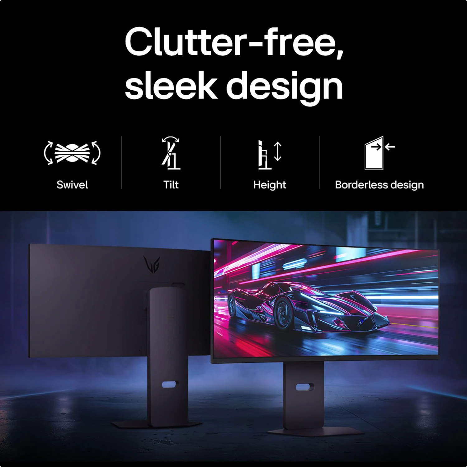 LG 34G600A Smartchoice 86.36cm(34 Inch) Ultragear Curved (1800R) WQHD (3440x1440) Gaming Monitor view 9