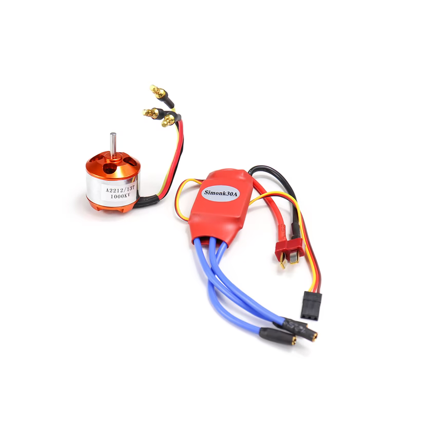 A2212 1000 KV Brushless DC Motor with SimonK 30A ESC and Orange 1045 Propeller Set view 5
