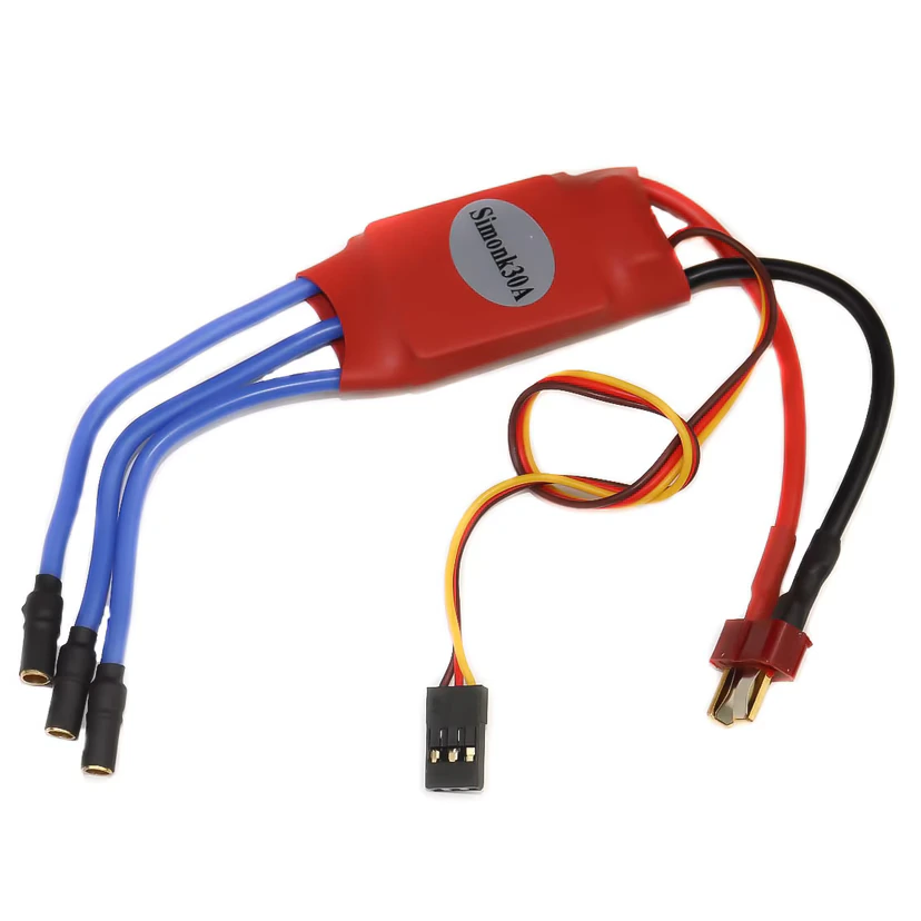 SimonK 30A BLDC ESC Electronic Speed Controller with Connectors view 3