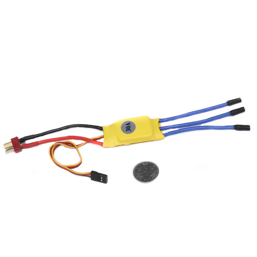 Standard 30A BLDC ESC Electronic Speed Controller with Connector view 2