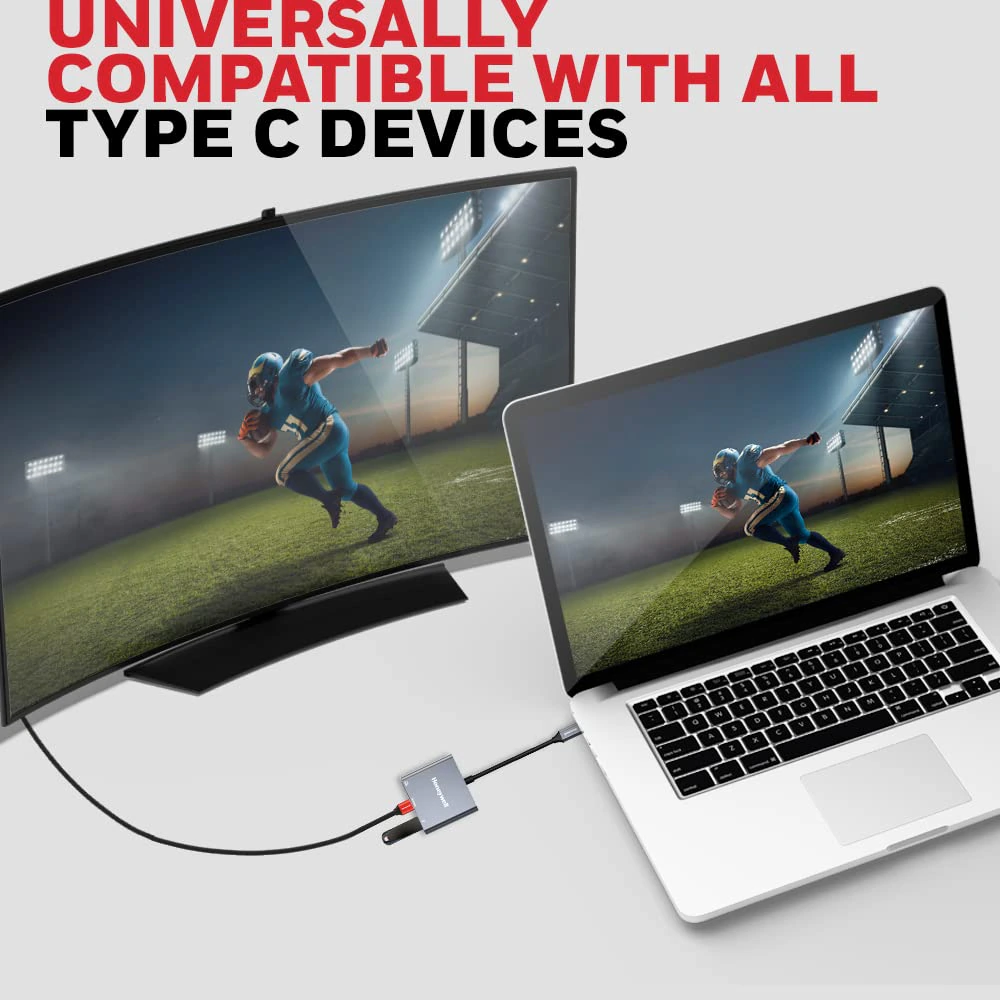 Honeywell High-Speed 3-in-1 Type C to HDMI Adapter view 5