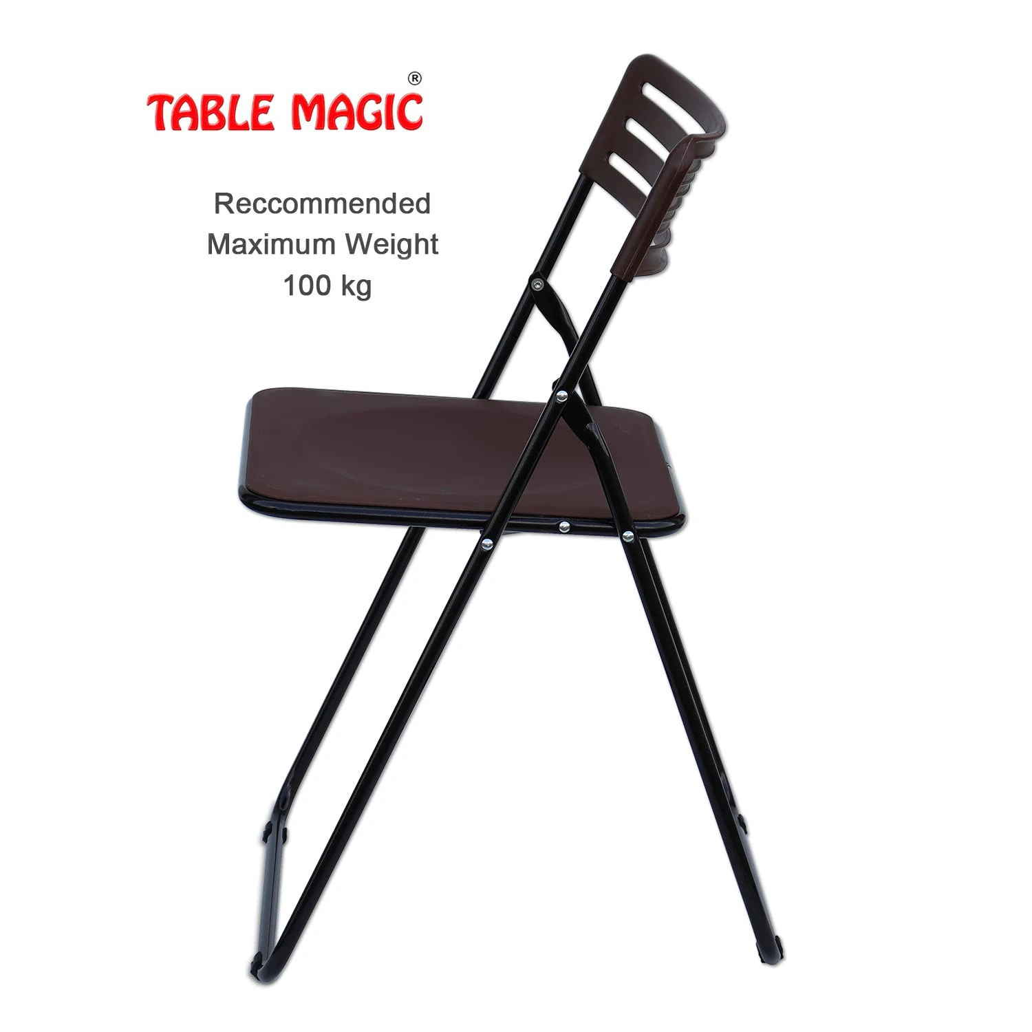 TABLE MAGIC I-Max Folding Chair (Candy Brown, 49x45x76cm) view 2