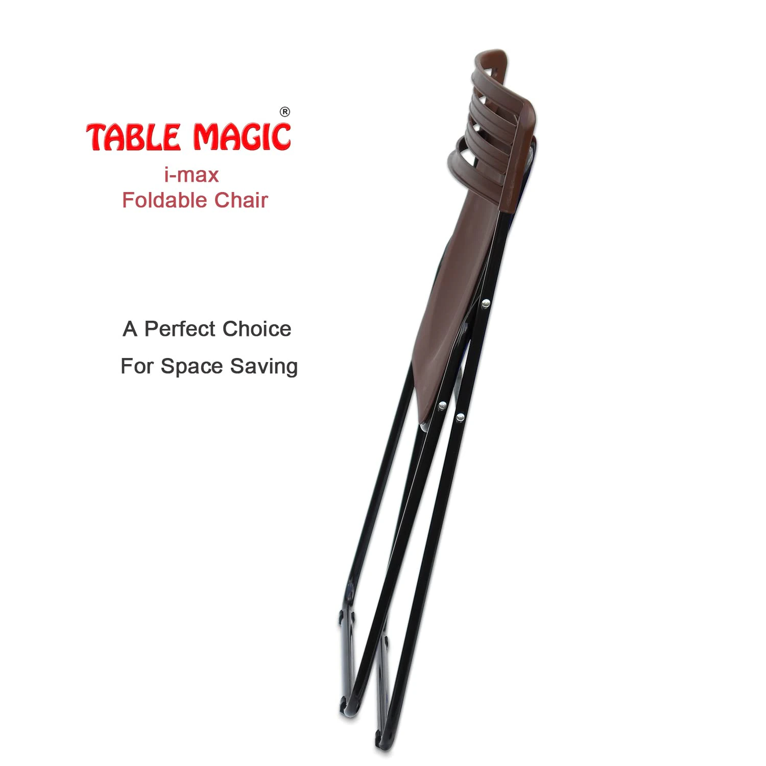 TABLE MAGIC I-Max Folding Chair (Candy Brown, 49x45x76cm) view 3