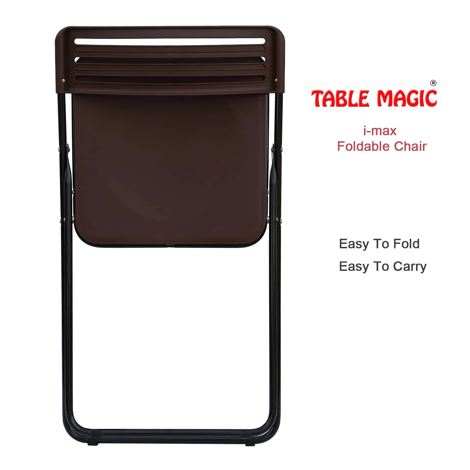 TABLE MAGIC I-Max Folding Chair (Candy Brown, 49x45x76cm) view 6