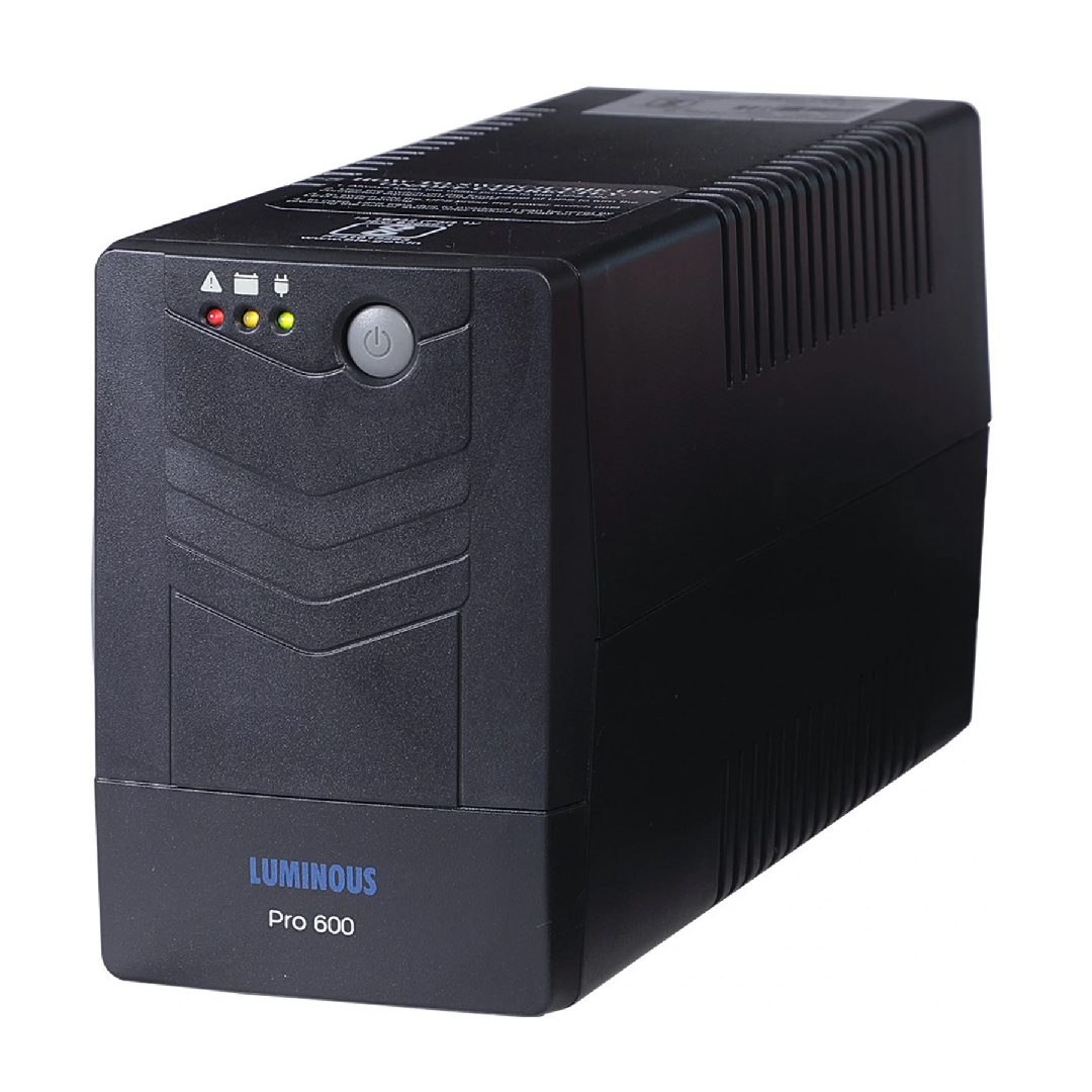 LUMINOUS LB600PRO 600VA UPS -PRO 230 V Tower Model UPS with 3 Outlet Plugs