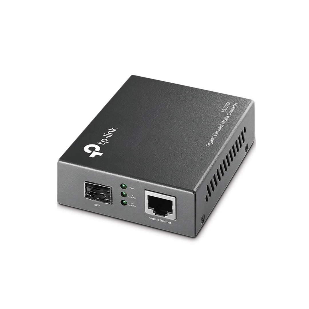 TP-Link MC220L Gigabit SFP Media Converter | 1000 Mbps RJ45 Port |
