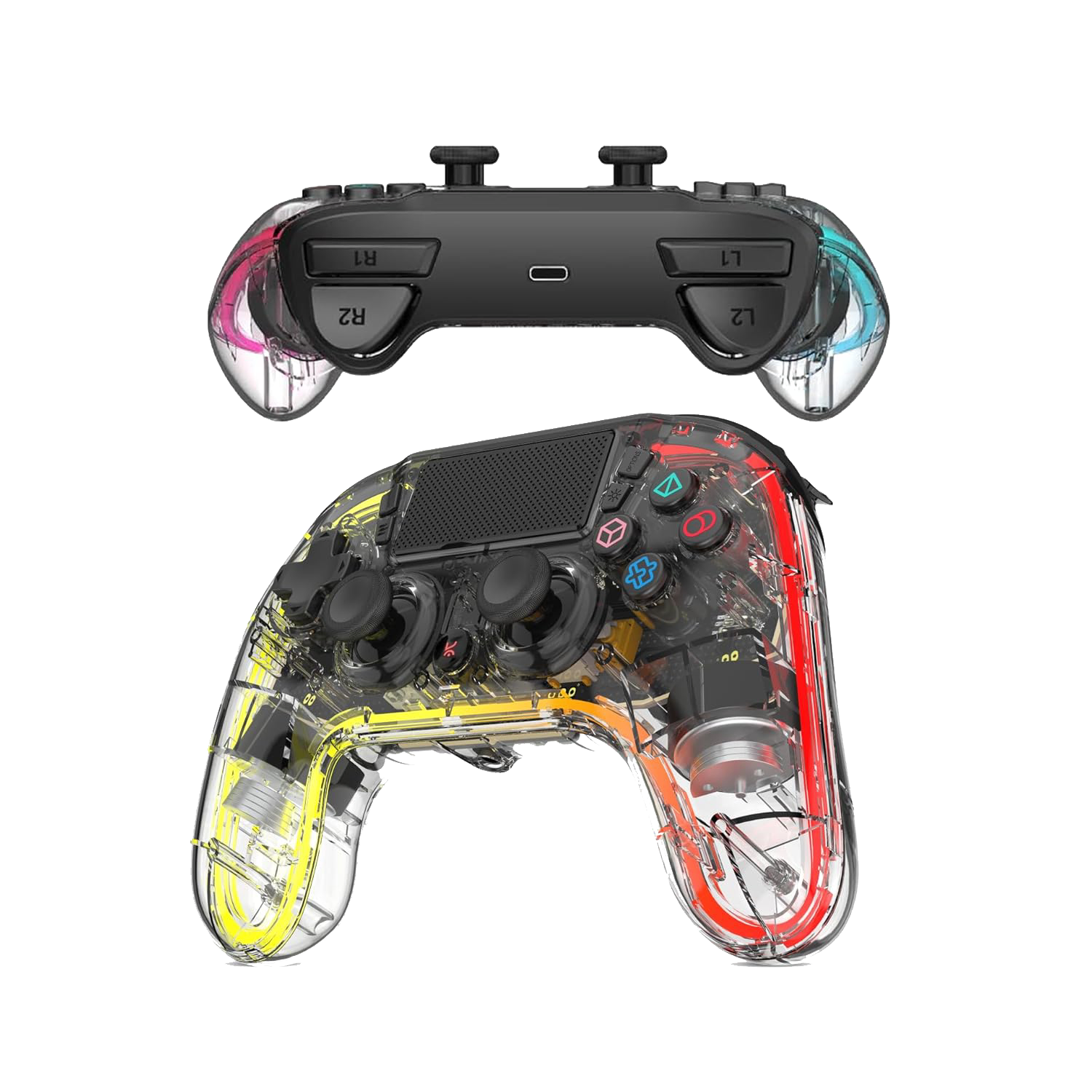Kreo Mirage Wireless RGB Gaming Controller for PC, Android, iOS & PS4 |