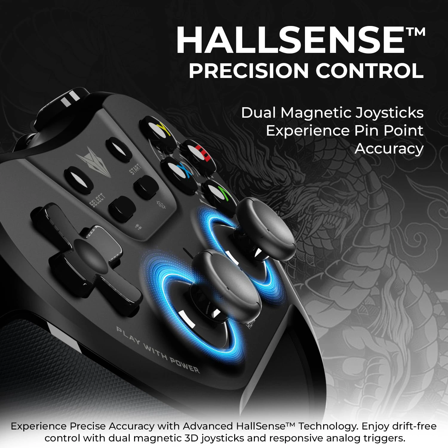 EvoFox One S V2 Universal 3-Mode Wireless Gaming Controller