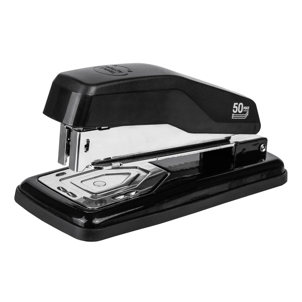 Deli E0414S Rotary Stapler | 90° Rotating Mechanism & 50 Sheets Capacity, Multicolor(Pack of 1) view 4