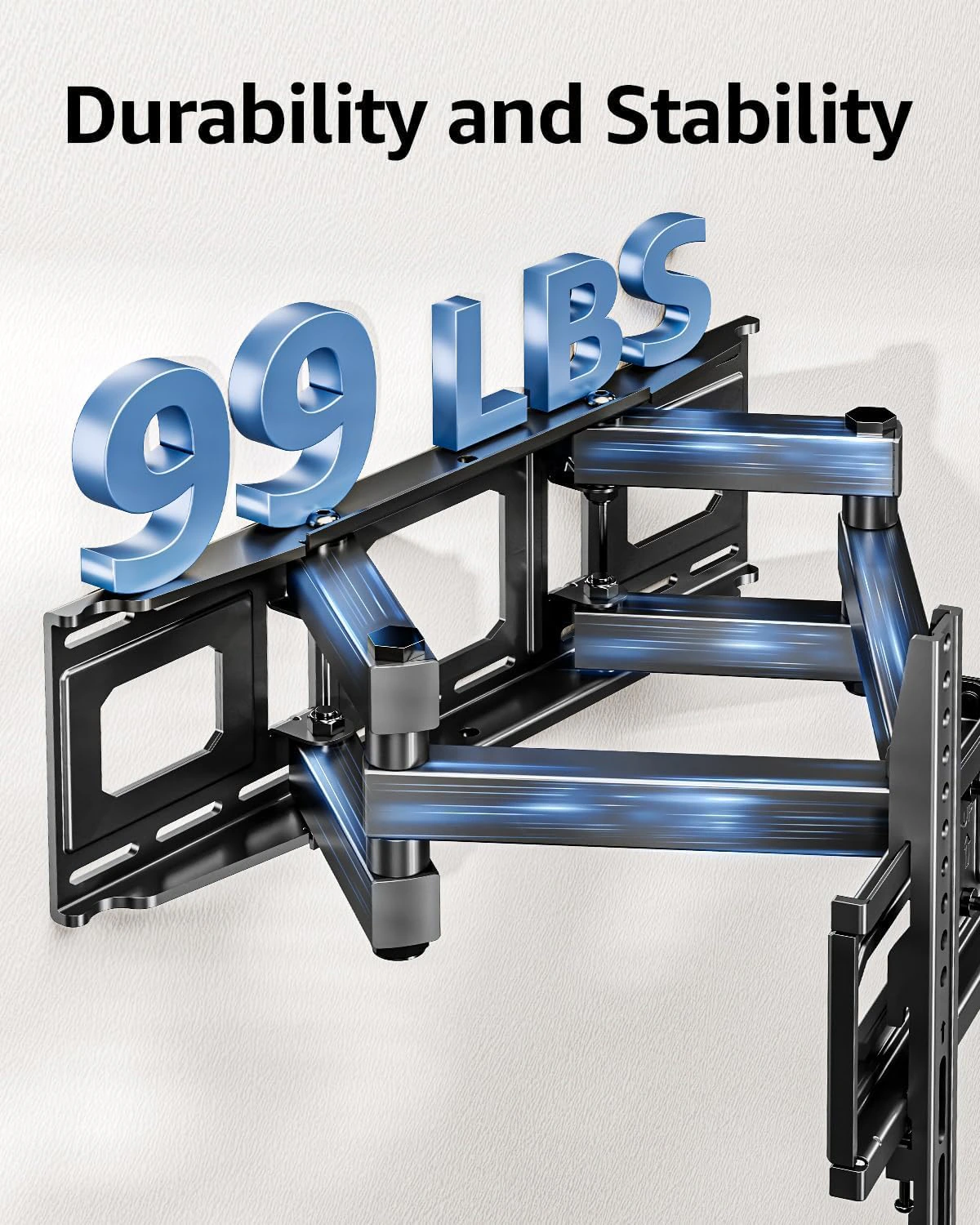 TV Wall Mount Full Motion for 26-65" Flat Curved TVs view 5