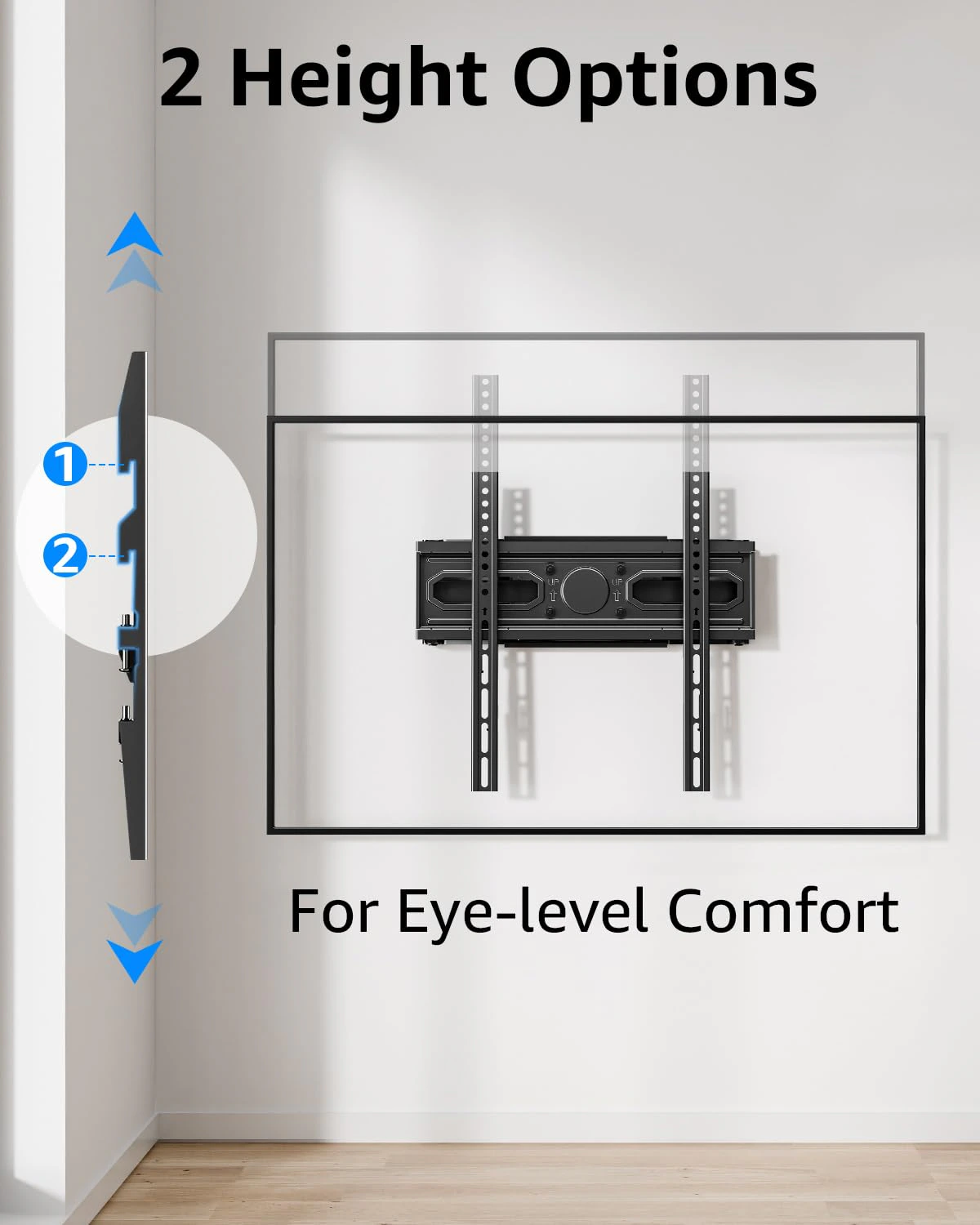 TV Wall Mount Full Motion for 26-65" Flat Curved TVs view 8
