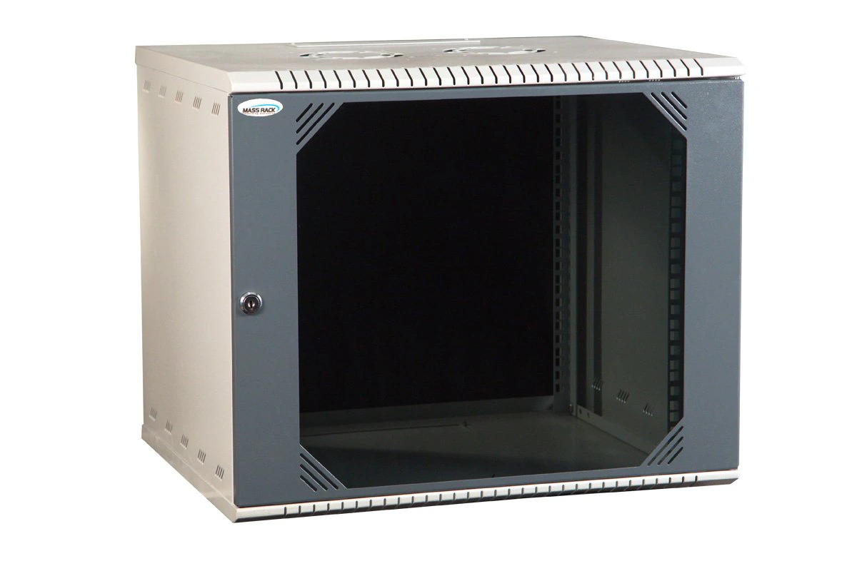 9U 550X450mm Rack with PDU 6 Socket, 10" Tray(2 Nos), Cable Organiser 1U Closed, 2 Fan & Hardware Kit - Combo Pack view 4
