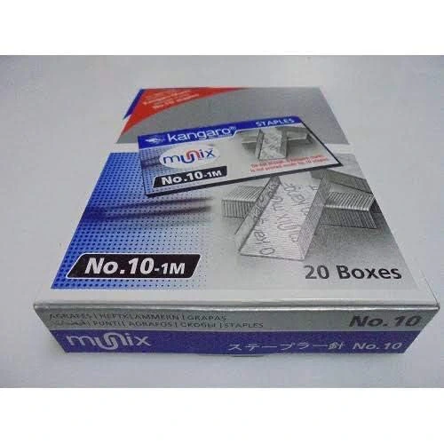 Kangaro Desk Essentials NO. 10-1M Heavy Duty Steel Wire Staple Pins view 2
