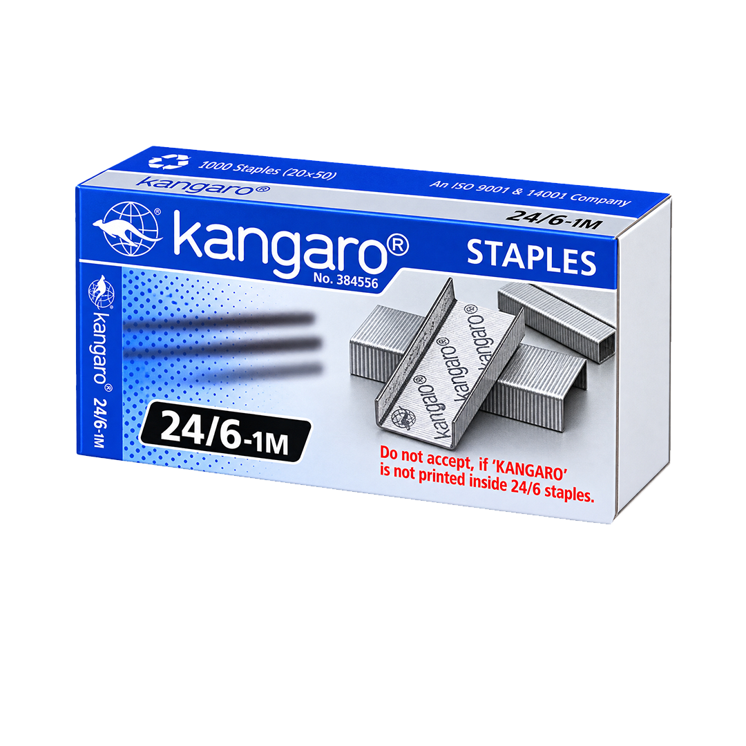 Kangaro Heavy Duty Size 24/6 Big Stapler pin