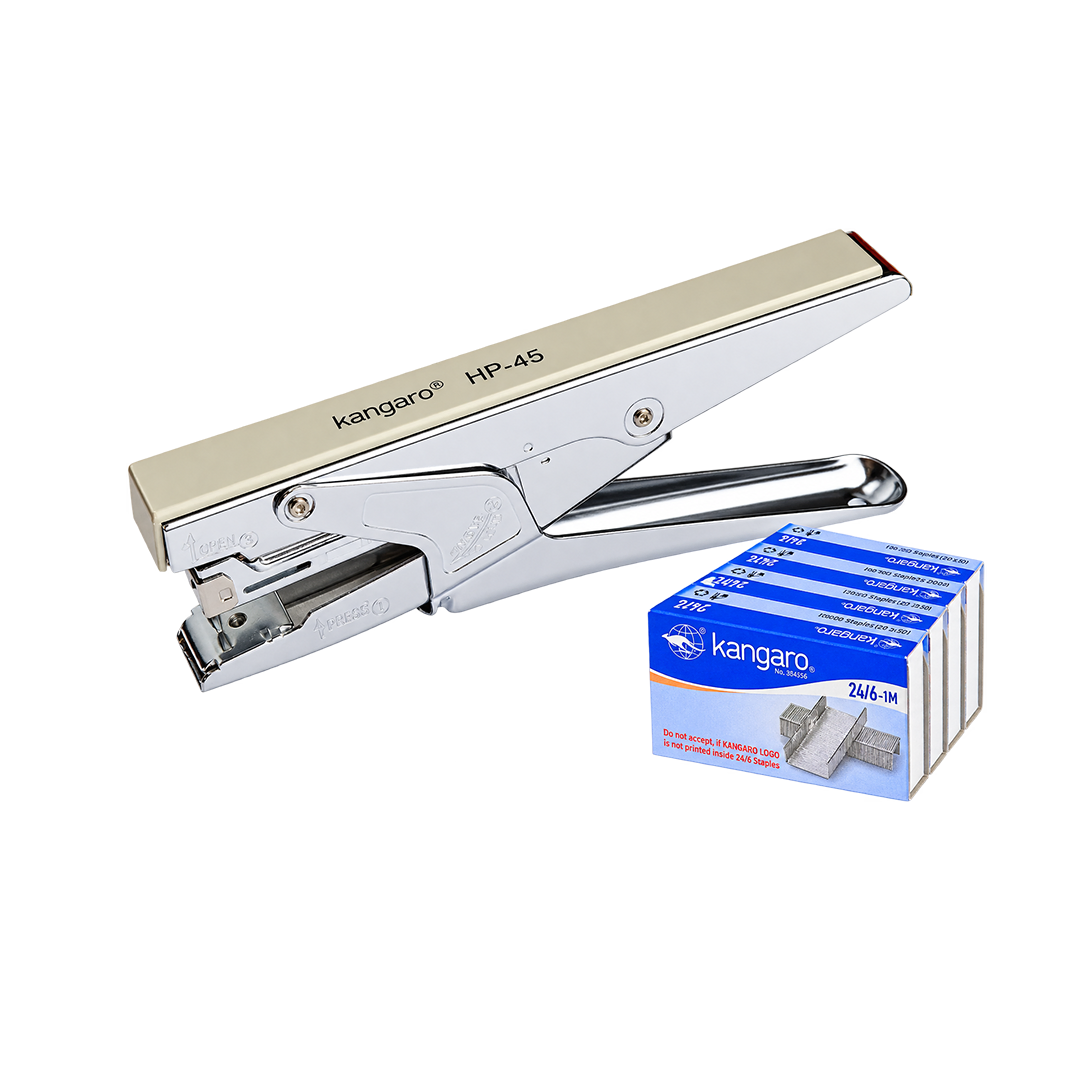 Kangaro HP-45 Desk Essentials All Metal Stapler