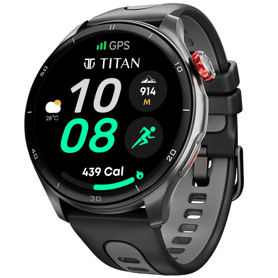 Titan Celestor 1.43" AMOLED Smart Watch with Built-in GPS