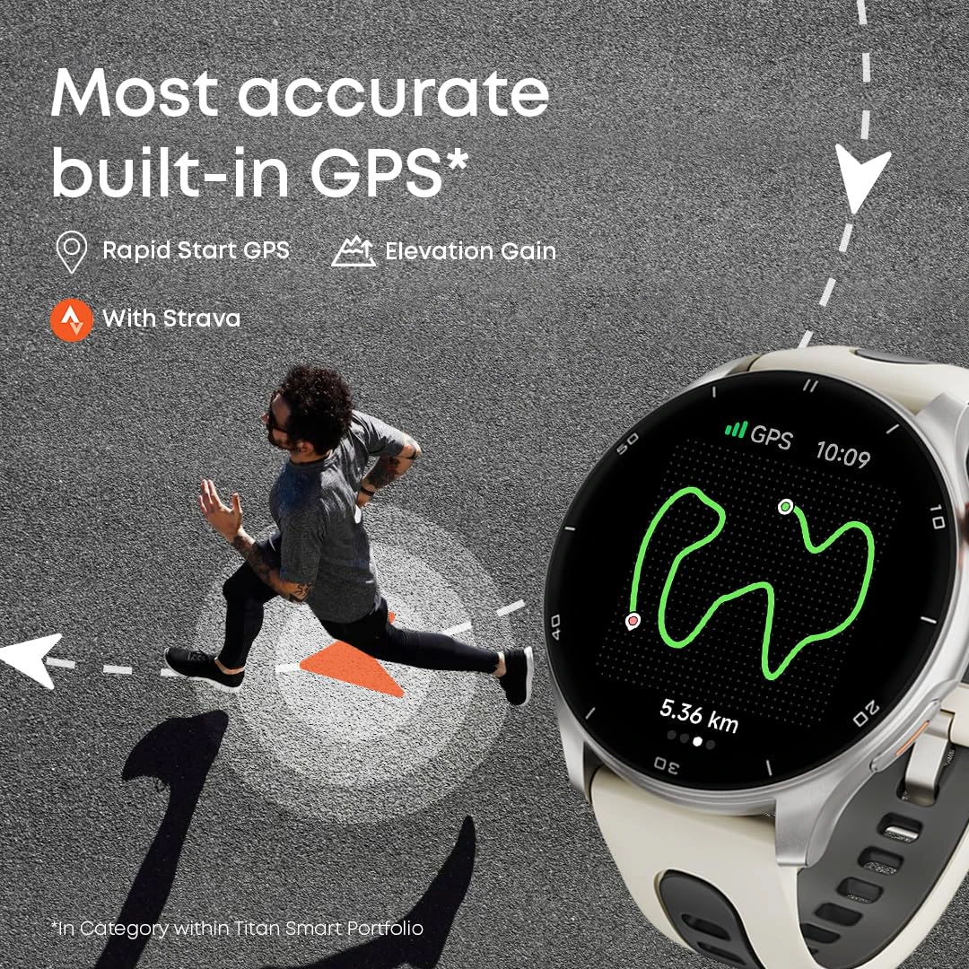 Titan Celestor 1.43" AMOLED Smart Watch with Built-in GPS view 3