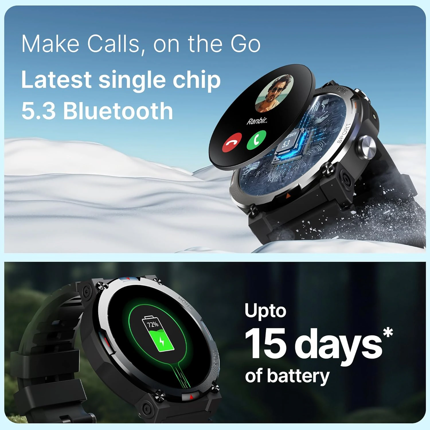 CrossBeats Everest 2.0 | Latest 2026 Smart Watch  view 3