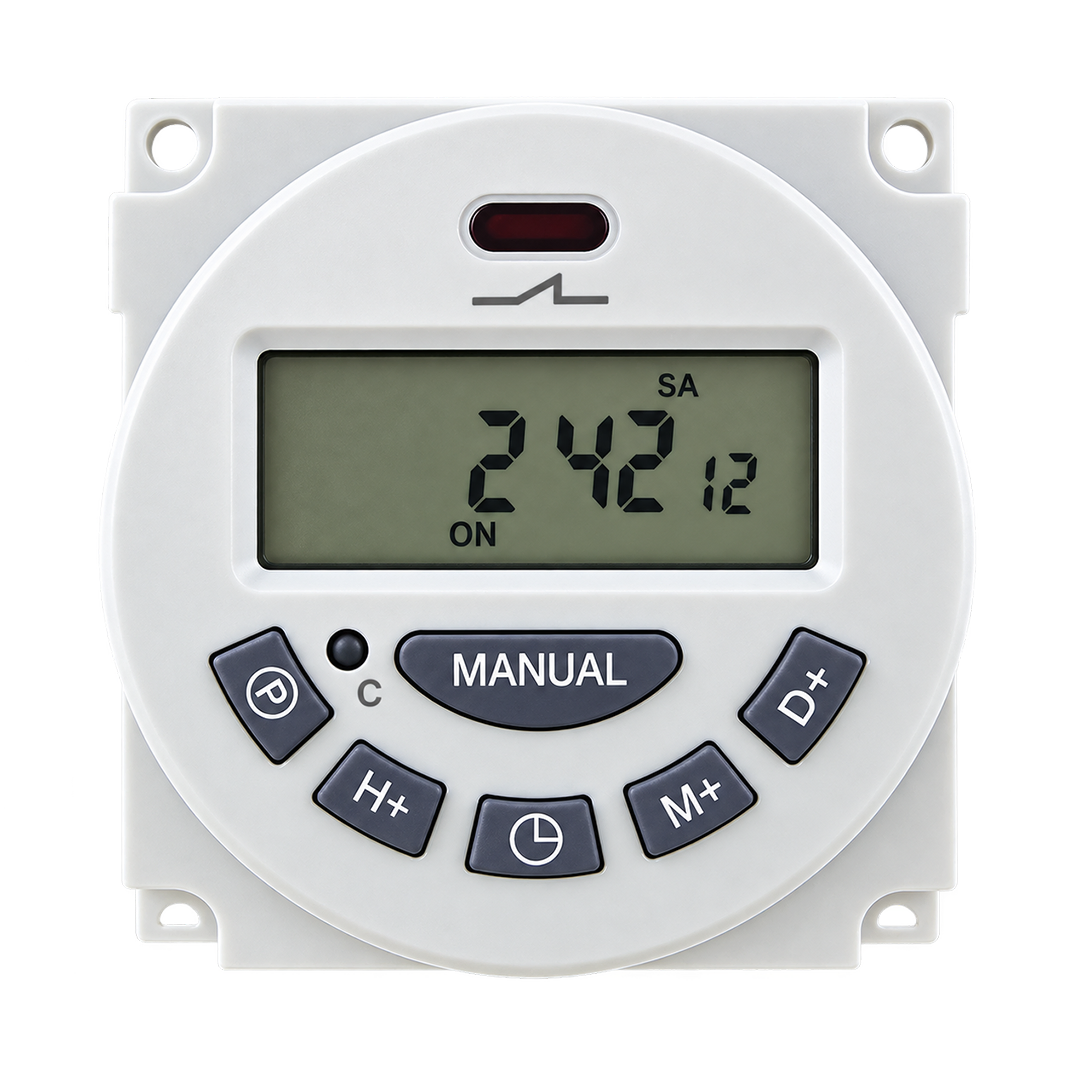 Microcomputer DC 24 V LCD Digital Display Programmable Electronic Timer Switch