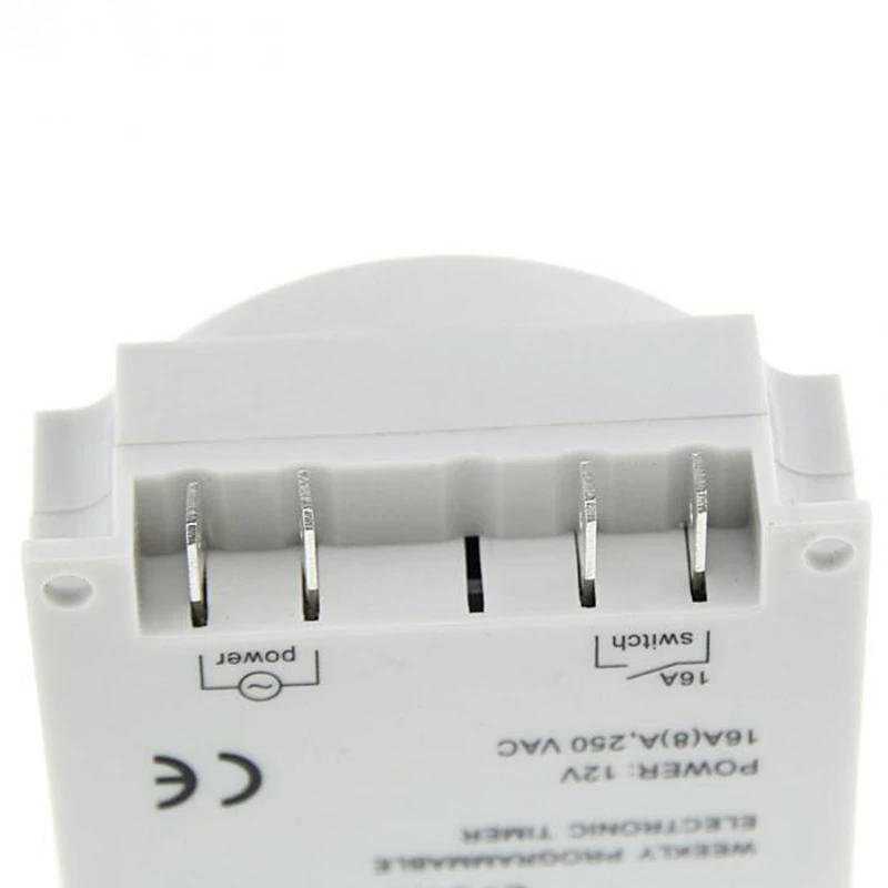 Microcomputer DC 24 V LCD Digital Display Programmable Electronic Timer Switch view 3