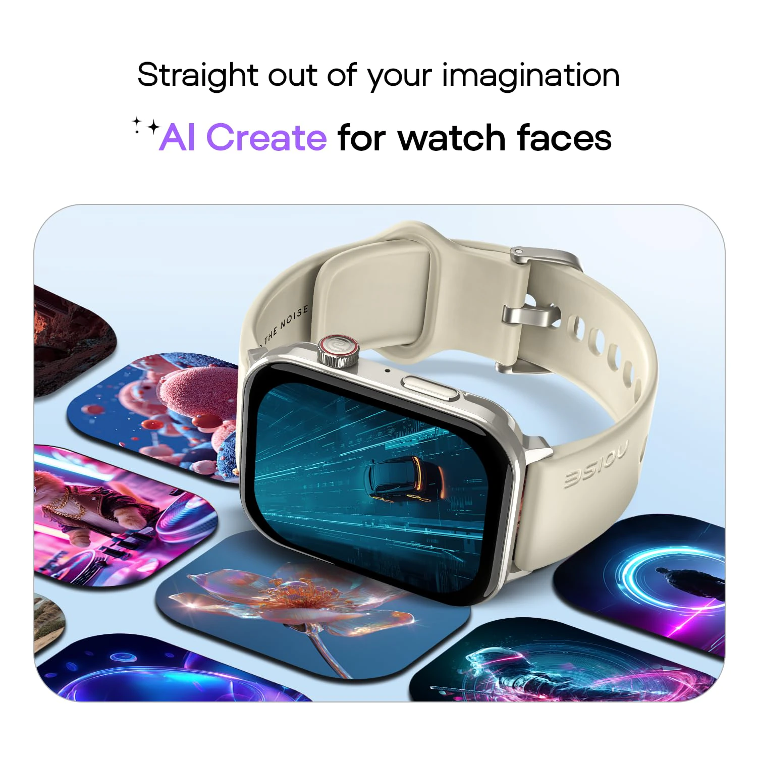 Noise Icon 5 Smartwatch with AI Watch Faces & AI Search view 2