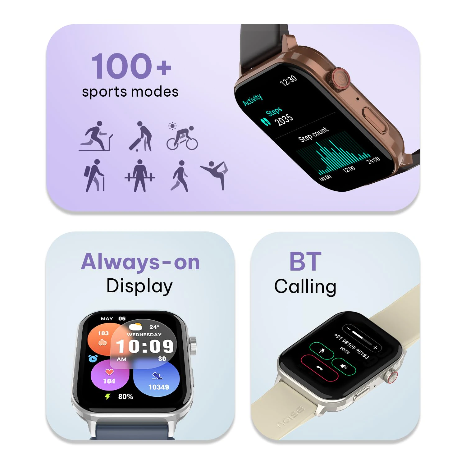 Noise Icon 5 Smartwatch with AI Watch Faces & AI Search view 6