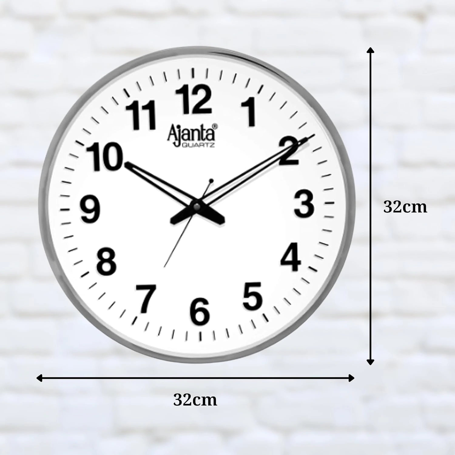 Ajanta Quartz Ajanta Abstract Quartz Analog Wall Clock view 2