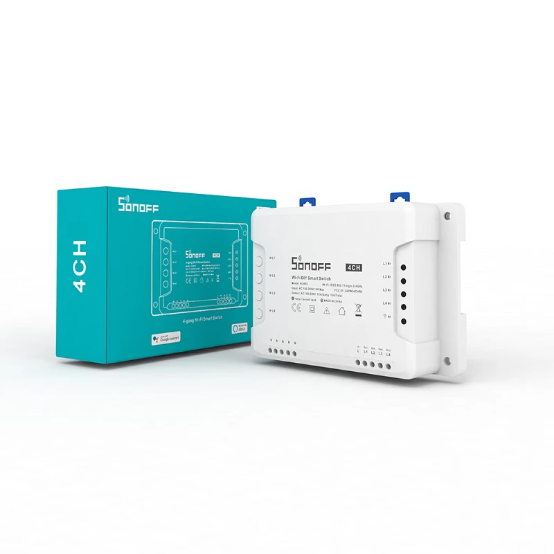 Sonoff 230V AC 4CH R3 4 Channels Smart Switch Support Google & Alexa Smart Home Automation 10A view 3