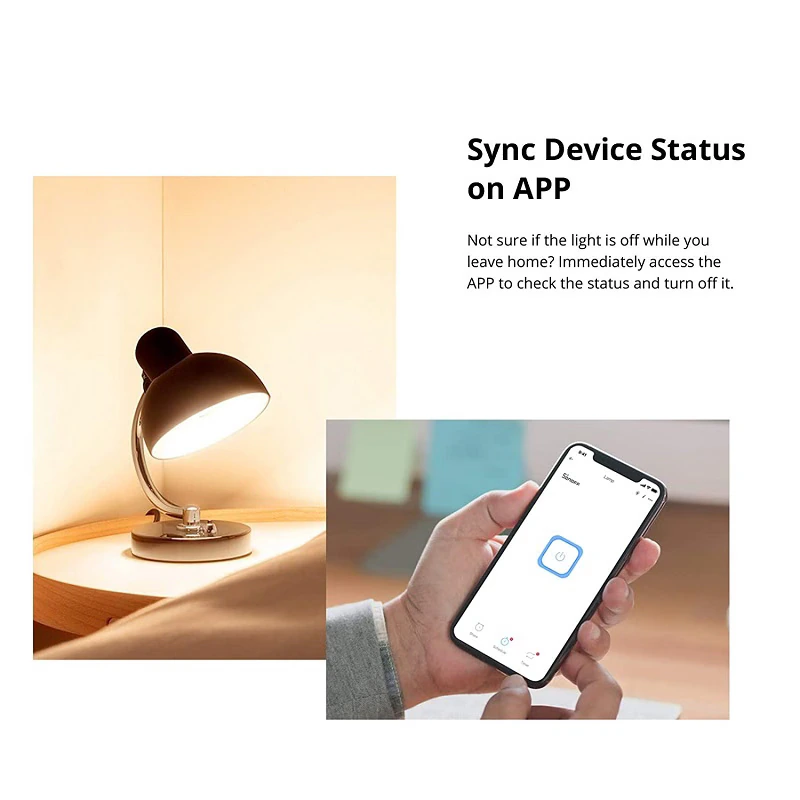 Sonoff RFR2 Smart Home WiFi Mobile Remote Control Siri/Alexa/Google Voice Control On/Off Switch 10A 433MHz Version view 4